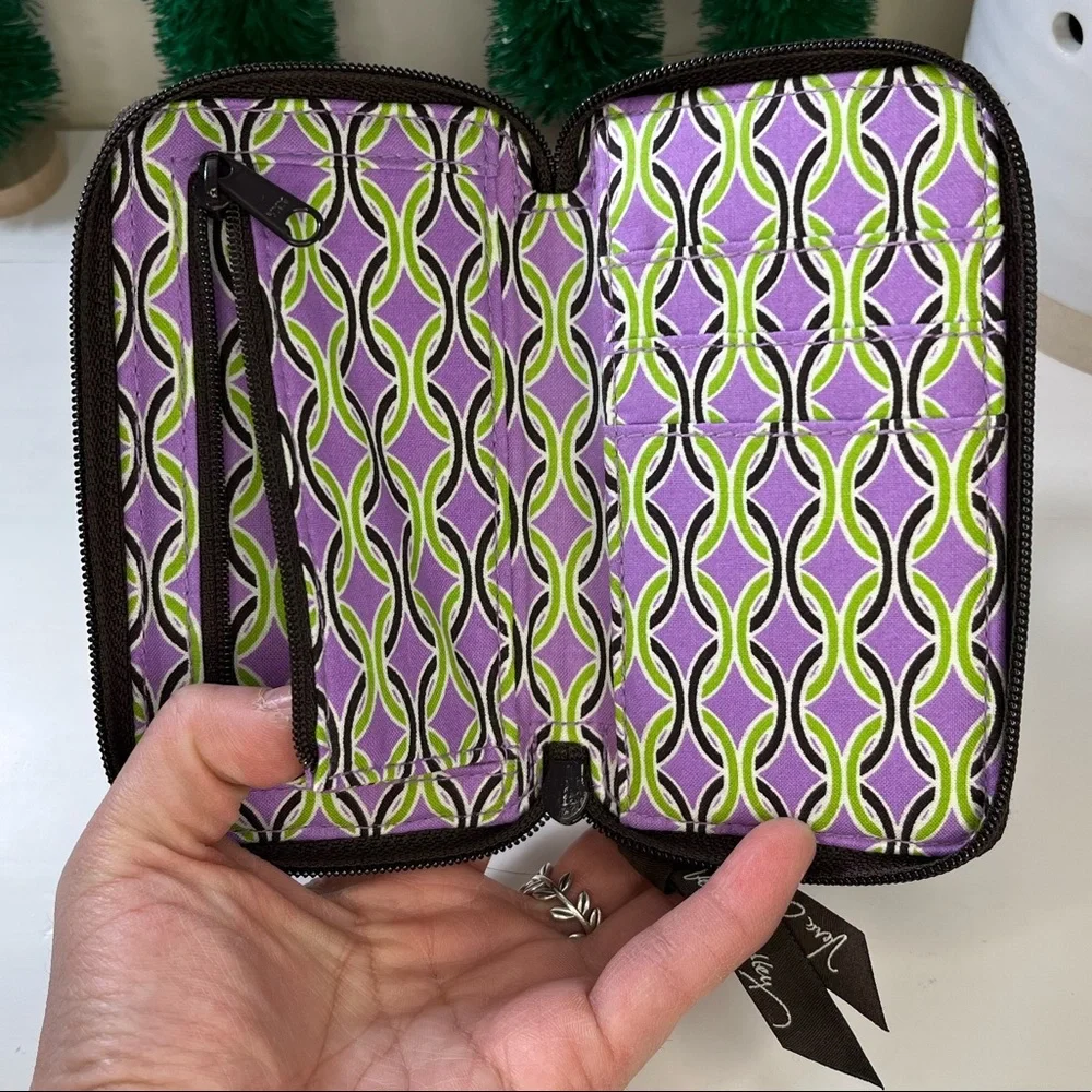 Vera Bradley Purple Punch Wristlet